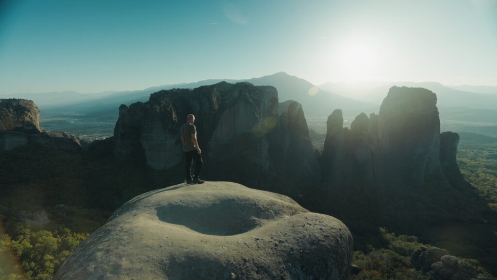 Zu Tisch in Meteora