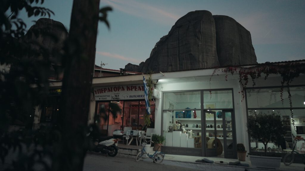 Zu Tisch in Meteora